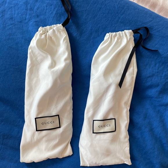 Marmont Double G Logo Loafers in Gold Metallic - Picture 3 of 5